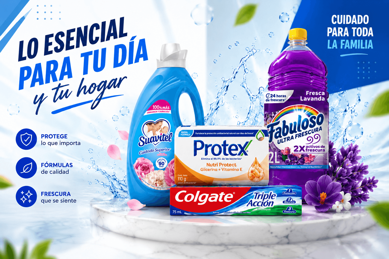 Pieza publicitaria de Colgate-Palmolive